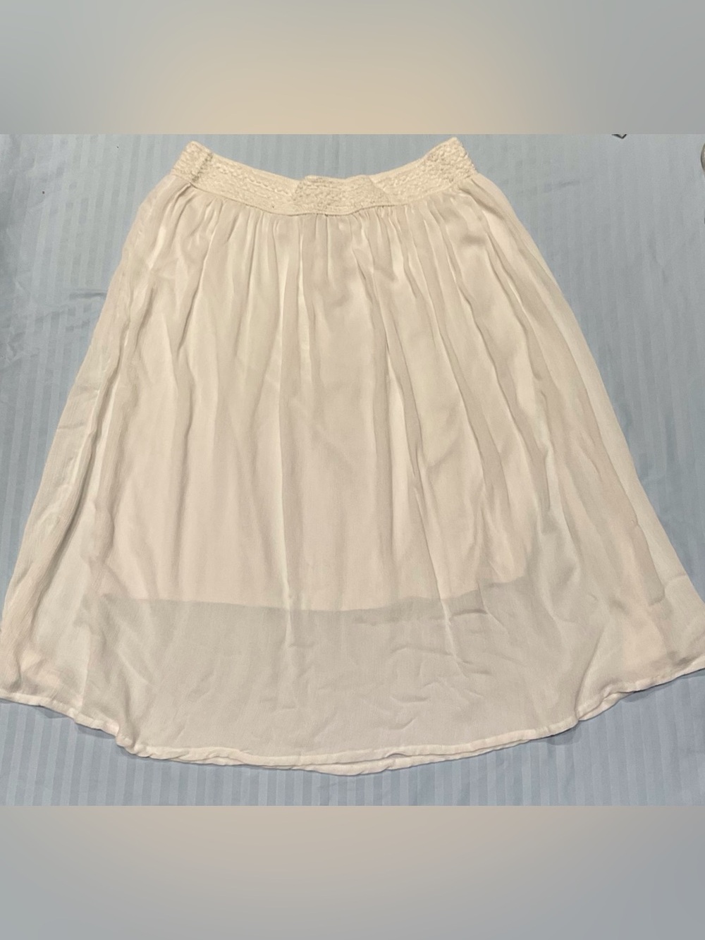 White skirt